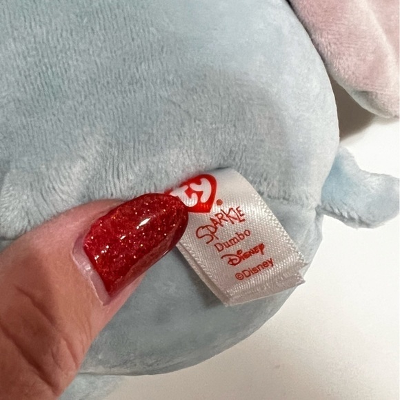 TY Dumbo Elephant Sparkle Disney plush Toy, NWT - Picture 5 of 9